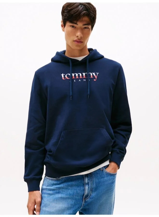 Logo Drawstring Terry Hoody
