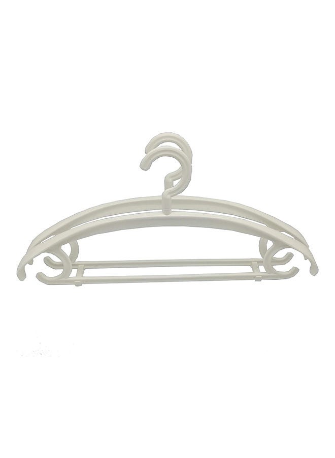 Plastic Hangers - 2 Pieces-White