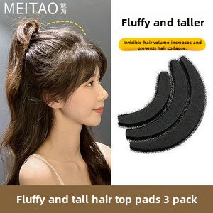 Generic Volume Hair Pad Hairpiece Clip Accessory Rear pad three-pack 8.5cm11.5cm13.5cm 