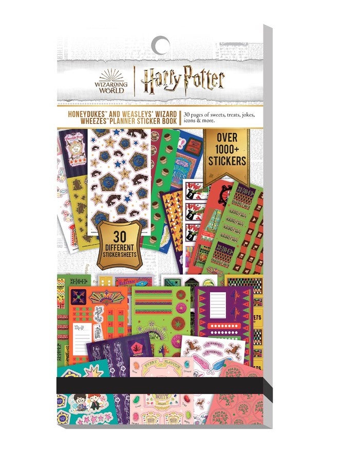 Conquest Journals Harry Potter Honeydukes Sticker Book for Planners, Journals and Projects, 30 Pages, Over 1,000 Stickers for All Your Magical and Muggle Tasks - Image 1