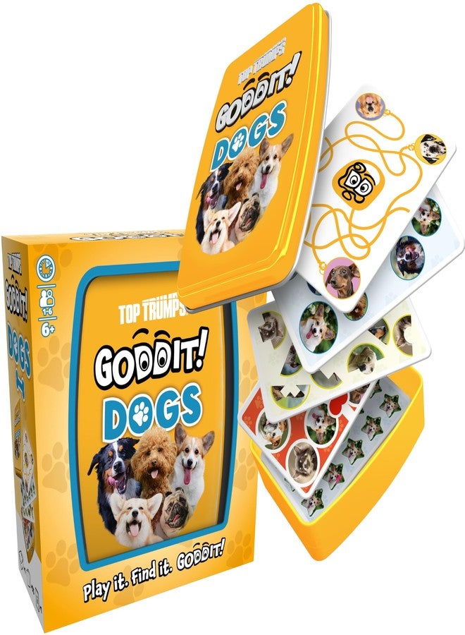Top Trumps Dogs Goddit! Card Game for Kids and Adults Family Game Travel Game 1 to 6 Players Makes a Great Gift for Ages 6 Plus - Image 1