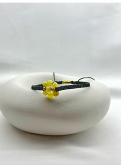 Kehribar Point Flower Model Amber Macrame Bracelet  - Image 1