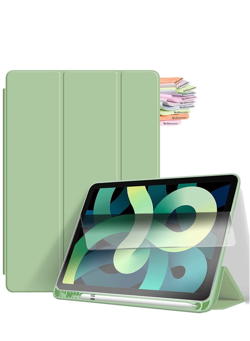 Raxoom Case for New iPad Air 5th Generation (2022)/iPad Air 4th Generation (2020) 10.9 Inch, with Screen Protector and Auto Wake/Sleep Cover, Matcha Green - Image 1