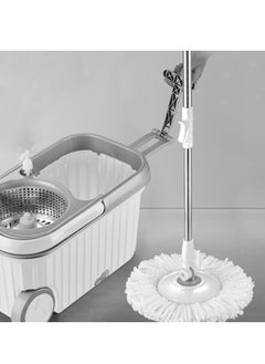 Cordova Spin floor mop with wheels set for professional home floor cleaning with 4 washable pads  - Image 2