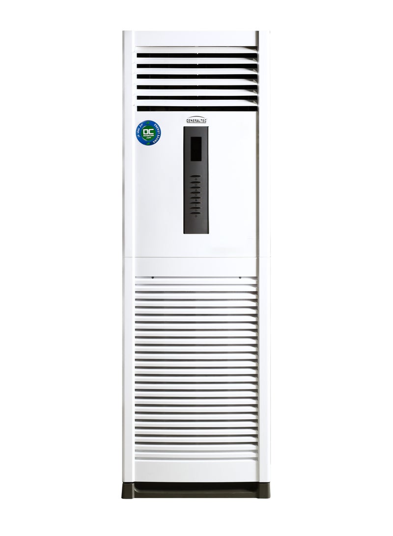 GENERALTEC مكيف هواء عاملتك 5 طن قائم على الأرض - تبريد وتدفئة، ضاغط دوار T3، تبريد توربو، زعانف ذهبية، تدفق هواء 4D، مكيف هواء تجاري قائم بجهد 3 فاز | نموذج GFIAC60QIV | ضمان كامل لمدة سنة وضمان ضاغط لمدة 5 سنوات - Image 1
