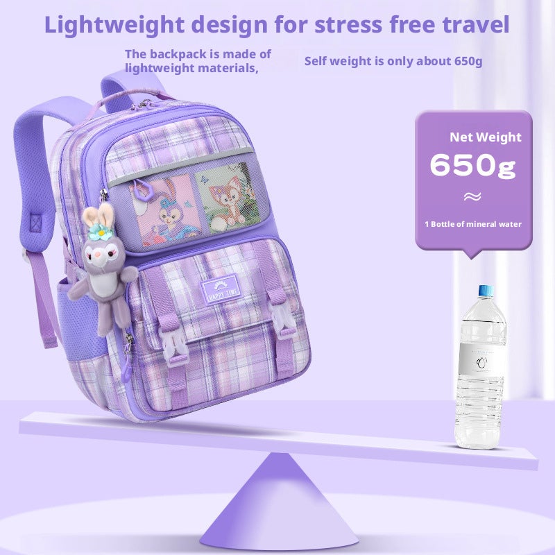 Sesame Baby Kids Backpack for Girls, Cute Cartoon Design - Image 4