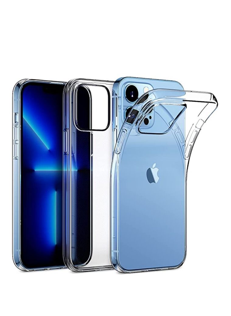 iPhone 14 Pro Max Protective Case Clear TPU Soft Scratch-Resistant Anti-Drop Slim Thin Crystal Case Cover Compatible with iPhone 14 Pro Max 6.7 Inch - Image 1
