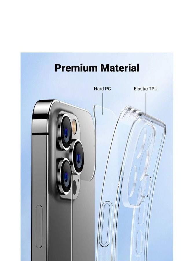 iPhone 14 Pro Max Protective Case Clear TPU Soft Scratch-Resistant Anti-Drop Slim Thin Crystal Case Cover Compatible with iPhone 14 Pro Max 6.7 Inch - Image 3