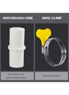 erorex Washing Machine Drain Hose Washer Drain Hose Extension Kit With 1 Extension Adapter And 2 Hose Clamps 6 Feet  - Image 3