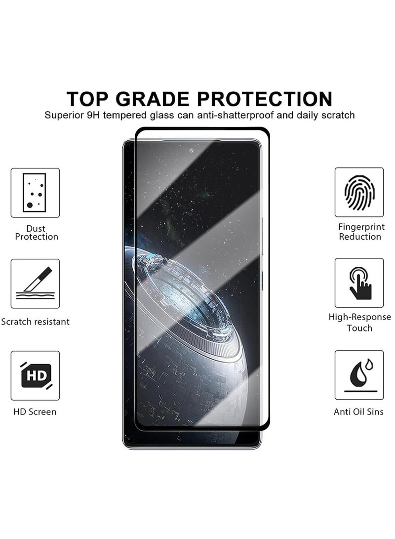 فانكالو [1+2 مجموعة] جراب واقٍ للشاشة لهاتف Motorola Moto G85، جراب مغناطيسي للسيارة مع وظيفة التبريد ومقاومة السقوط، 2 غطاء مقسّى - Image 3