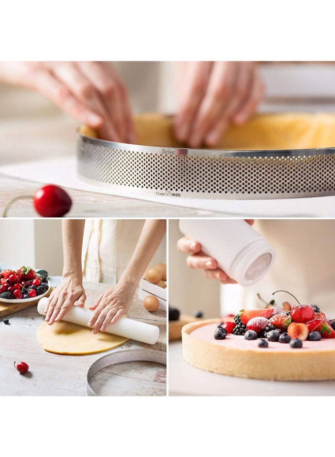 Decora Round Perforated Tart Ring  - Image 3