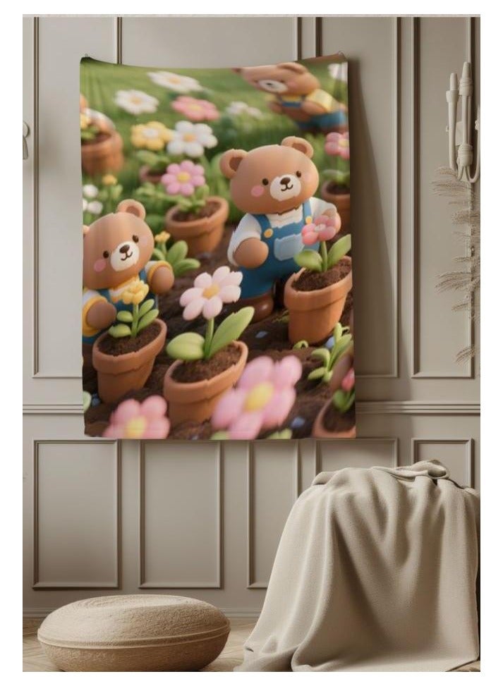 general Children's or student cartoon flannel thin blanket (warm and comfortable, suitable for sleep, games) 100cm*150cm - 407 - Image 3