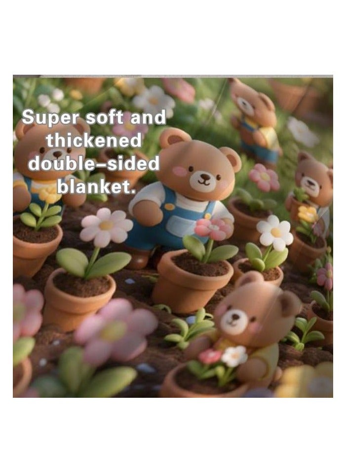 general Children's or student cartoon flannel thin blanket (warm and comfortable, suitable for sleep, games) 100cm*150cm - 407 - Image 4