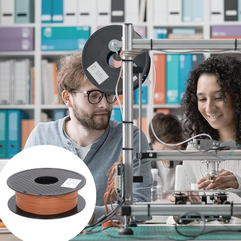 3D Printer PLA Filament, Unblockable Glossy Red Wood Filament 175mm., PLA Filament for Printing, 3D Printing Consumables with Excellent Adhesion - Image 4