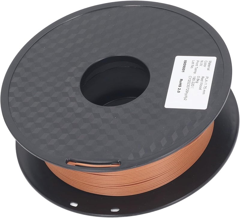 3D Printer PLA Filament, Unblockable Glossy Red Wood Filament 175mm., PLA Filament for Printing, 3D Printing Consumables with Excellent Adhesion - Image 5
