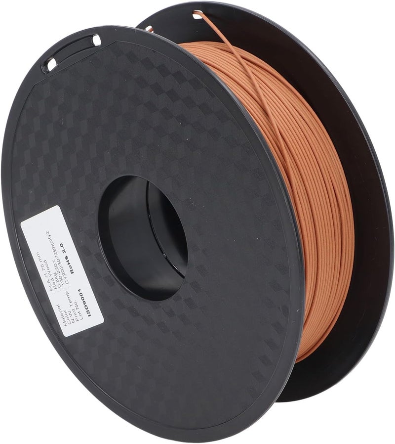 3D Printer PLA Filament, Unblockable Glossy Red Wood Filament 175mm., PLA Filament for Printing, 3D Printing Consumables with Excellent Adhesion - Image 3