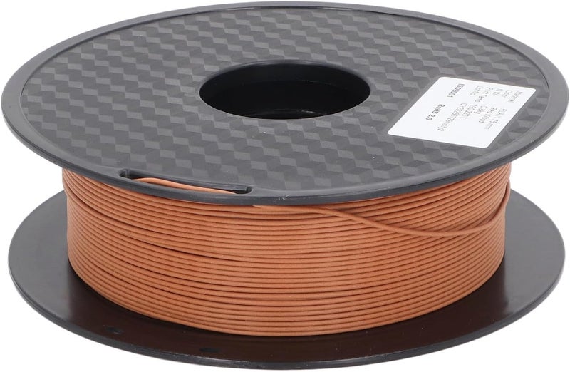 3D Printer PLA Filament, Unblockable Glossy Red Wood Filament 175mm., PLA Filament for Printing, 3D Printing Consumables with Excellent Adhesion - Image 1
