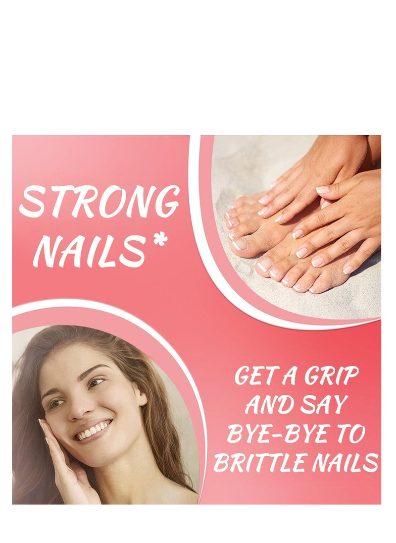 LINE ONE Collagen Peptide Gummy, With  VC+VE Strawberry Flavor Hair Skin & Nail Support Whitening,Dietary Supplement 60 Gummies  - Image 3