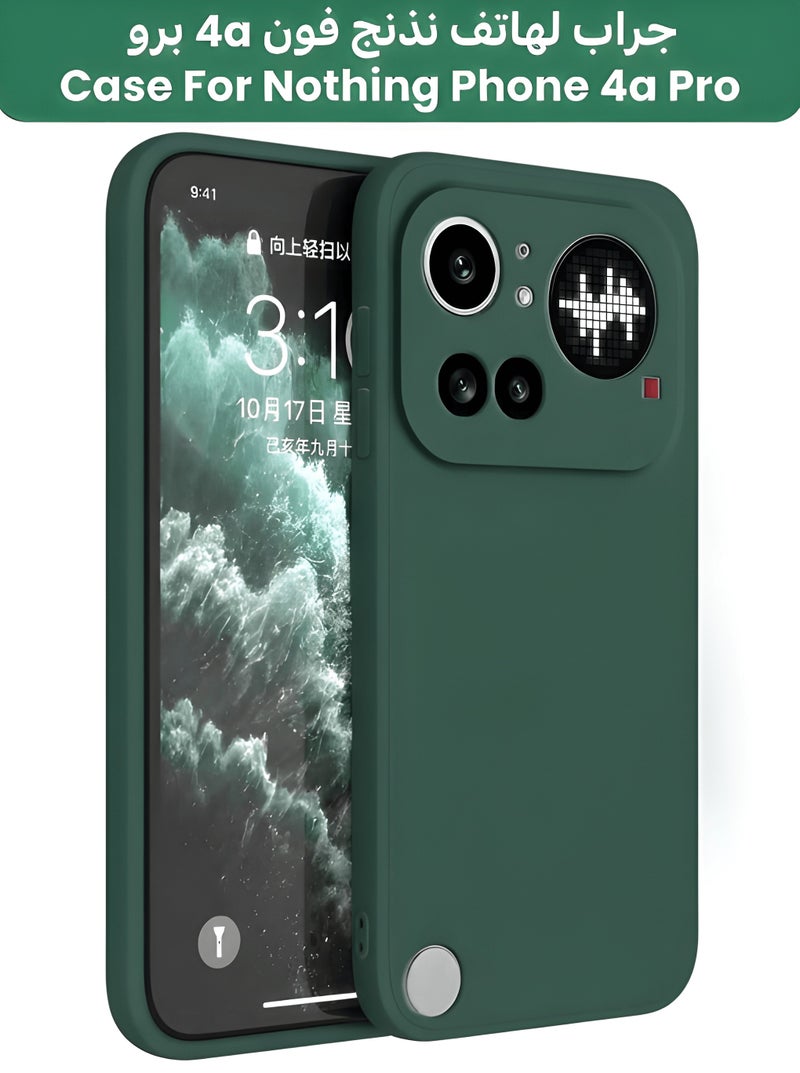 Nothing Phone 4a Pro Case Liquid Silicone Slim Thin Soft Rubber Gel Cover For Nothing 4a Pro Soft Microfiber Lining Case For Nothing Phone 4a Pro 6.83’’inch - Image 1