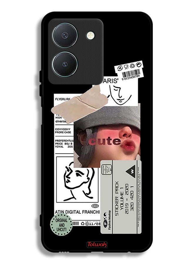 Tolwak Vivo Y36 5G Protective Case Cover Cute Sticker - Image 1