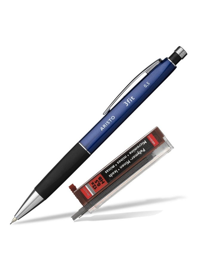 Pentonic 0.6 Mm Gel Pen Blister Pack | Black Body | Black Ink | Set Of 10  - Image 1