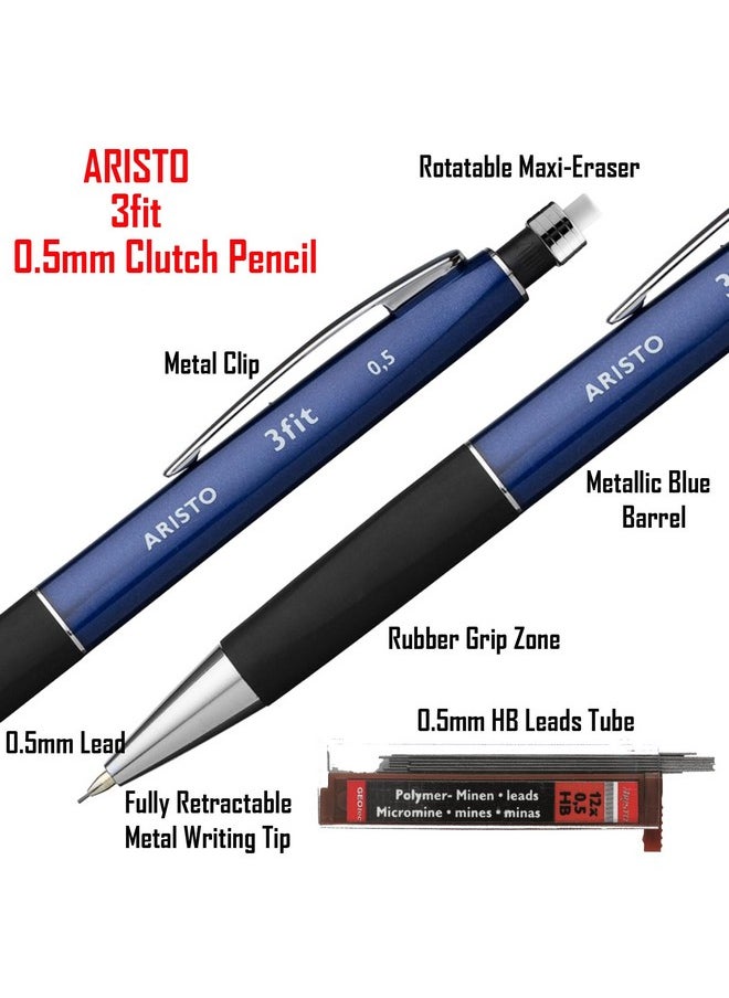 Pentonic 0.6 Mm Gel Pen Blister Pack | Black Body | Black Ink | Set Of 10  - Image 2