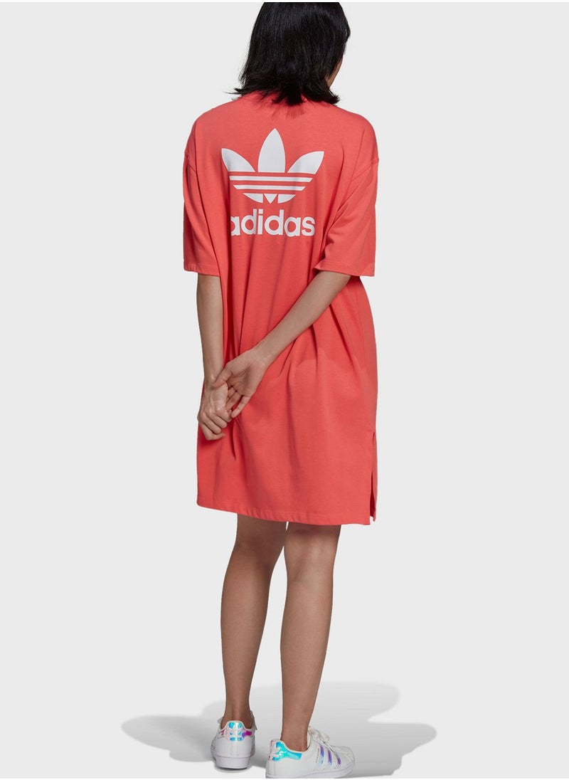 adidas Originals - Trefoil T-Shirt Dress - Image 1