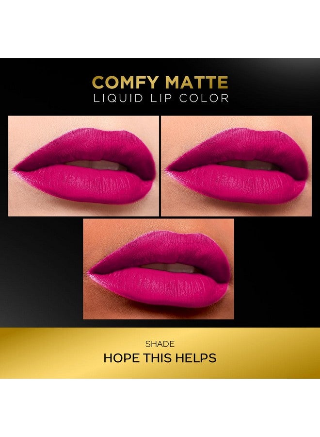 Facescanada FACES CANADA Comfy Matte Liquid Lipstick - Hope This Helps 06, 3 ml | Comfortable 10HR Longstay | Intense Matte Color | Almond Oil & Vitamin E Infused | Super Smooth | No Dryness | No Alcohol - Image 4