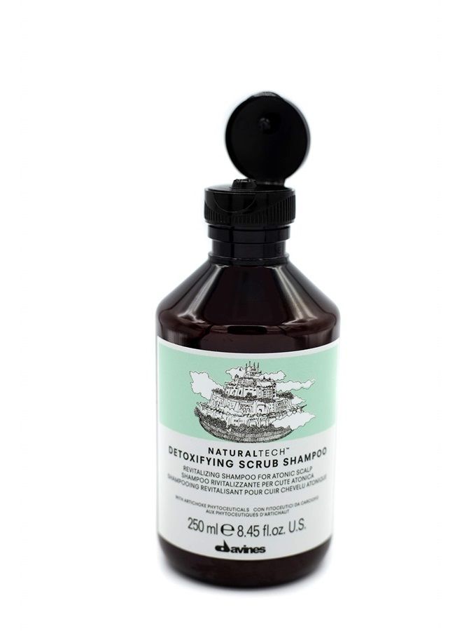 Davines Naturaltech DETOXIFYING Scrub Shampoo, Deeply And Gently Cleanse Hair And Scalp, 8.45 Fl. Oz. - Image 4