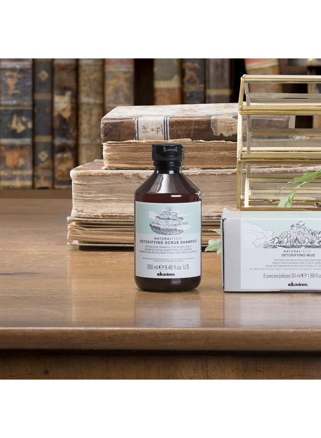 Davines Naturaltech DETOXIFYING Scrub Shampoo, Deeply And Gently Cleanse Hair And Scalp, 8.45 Fl. Oz. - Image 5