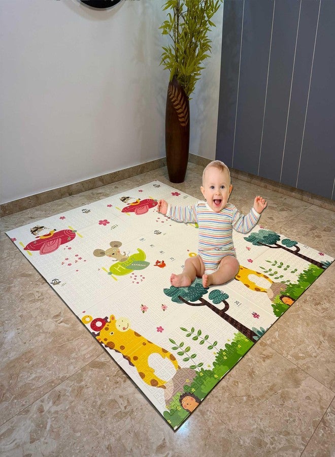 ROARIFY Premium Reversible Baby Play Mat| Soft,Non-Slip,Waterproof Foam Mat| Easy to Clean,Learning & Playing Carpet For Indoor/Outdoor| Portable Crawling Mat(Aeroplane-Alphabet),Multicolor - Image 1