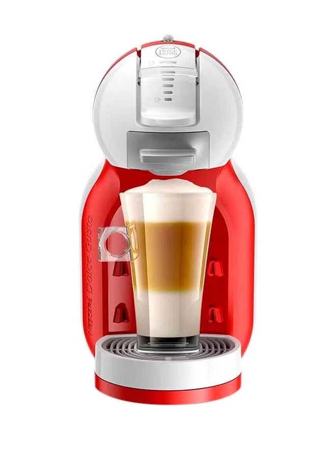 دولسي قوستو DOLCE GUSTO Nestle Duoqu Kusi Automatic Fully Automatic Capsule Coffee Machine Mini Me Penguin Red Independent Compact Easy to Operate Fast Heating 0.8L 1500 W MD9770. WR أحمر/أبيض/شفاف - Image 2