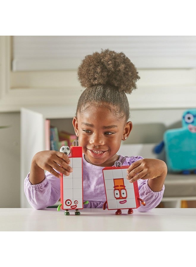 hand2mind hand2mind Numberblocks Friends Eleven and Twelve Figures, Numbers for Toddlers, Math Toys for Kids 3-5, Small Figurines for Kids, Preschool Learning & Education Toys, Birthday Gifts for Kids - Image 3