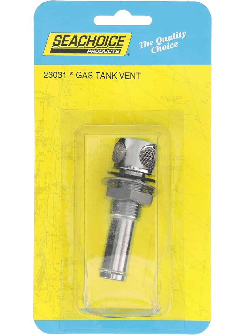 SEACHOICE Seachoice Thru Hull Fuel Tank Vent, Chrome-Plated Brass, 5/8 In.  - Image 1
