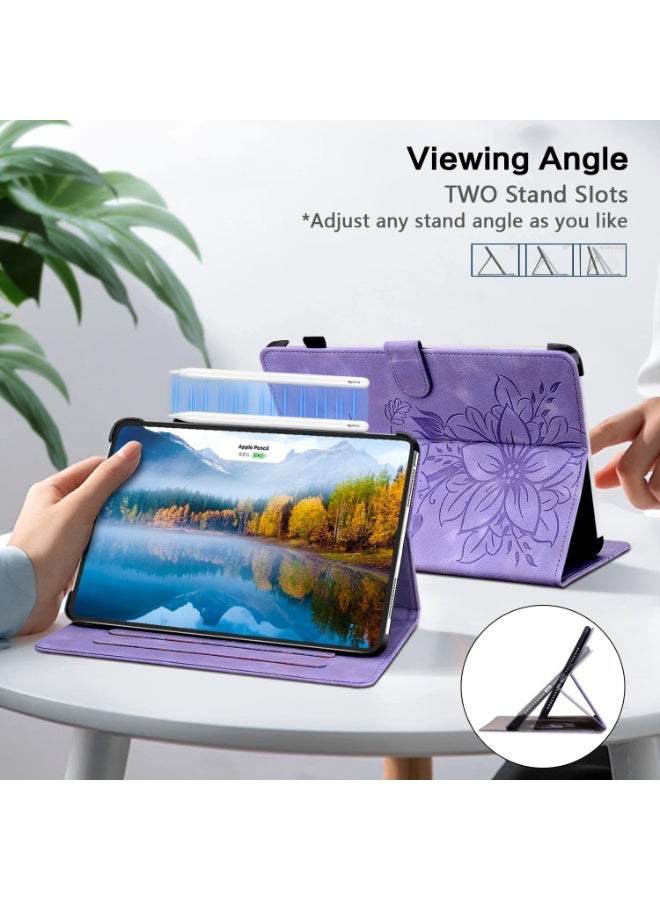 عام غطاء لسامسونج جالاكسي تاب S11 2025 11 بوصة SM-X736B/ SM-X730، غلاف فاخر من جلد PU مع قفل مغناطيسي وحامل S Pen. - Image 3