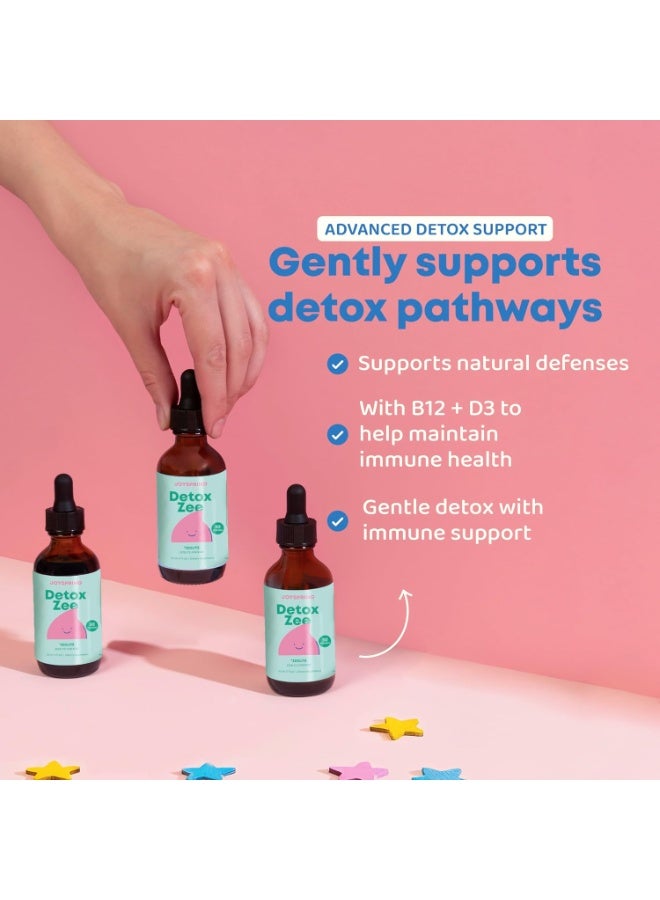 JoySpring Detox Zee Drops for Kids – Natural Berry Flavor with Vitamin D3 – Supports Wellness & Everyday Vitality – 30-Day Supply - Image 2