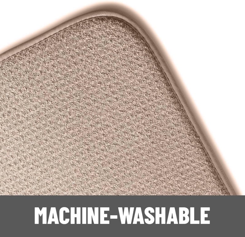 Bellemain XXL Dish Mat 24 x 17 (LARGEST MAT) Microfiber Dish Drying Mat, Super absorbent by (Mocha) - Image 5