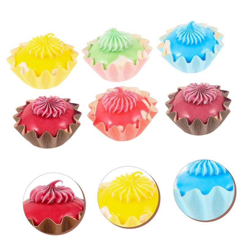 6 Pieces Faux Dessert Simulation Props for Tabletop Decoration Photography Styling - Image 5