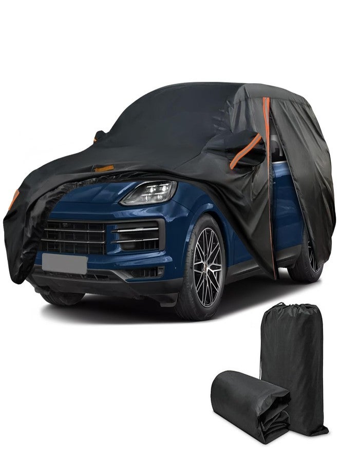 غطاء سيارة SUV مصمم خصيصًا لسيارة بورش كايين 2011-2025 (باستثناء نسخة الكوبيه)، غطاء كامل مقاوم للماء لجميع الأحوال الجوية، حماية من الشمس والمطر والأشعة فوق البنفسجية والثلج والغبار، مزود بسحاب - Image 1