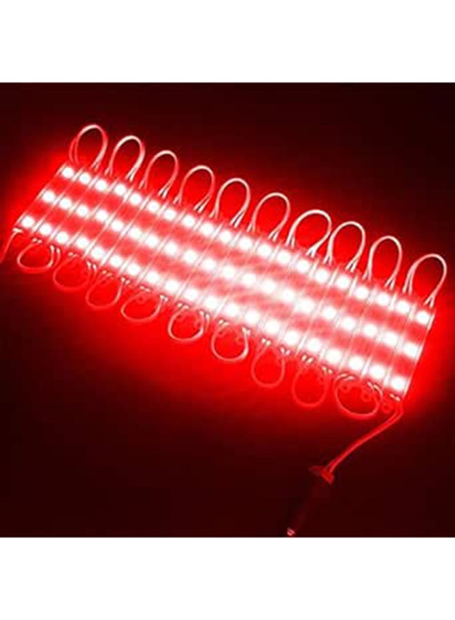 لمبة LED مقاومة للماء بقوة 12 فولت باللون الأحمر