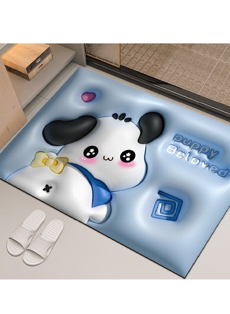Mei Lifestyle Diatom Mud Anti Slip 3D Bathroom Mat Stylish & Super Absorbent With Soft Material (45cmX70cm)  - Image 5