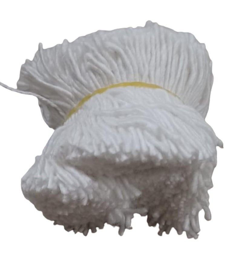 On Blow On Blow Cotton Wicks 1000 Wicks Diya Batti for Pooja White 2 Inch Long Pack of 1  - Image 2