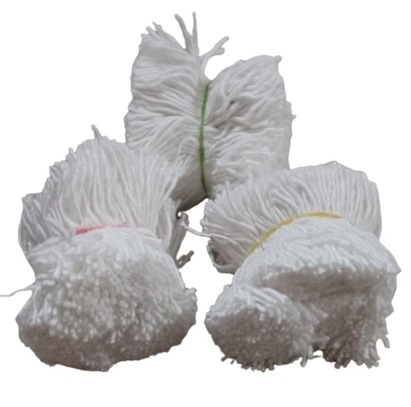 On Blow On Blow Cotton Wicks 1000 Wicks Diya Batti for Pooja White 2 Inch Long Pack of 1  - Image 3