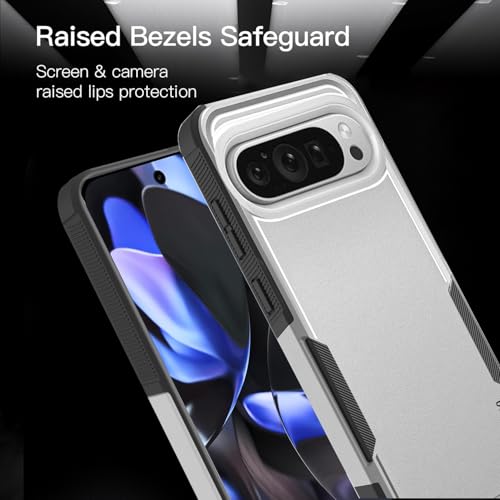 KARWAN Shockproof Back Case Cover Compatible with Google 9/10 Proxl, Heavy Duty Case with 360 Degree Camera Protection, Dual Layer Rugged Bumper Protection Cover with Matte Finish (White) - Image 3