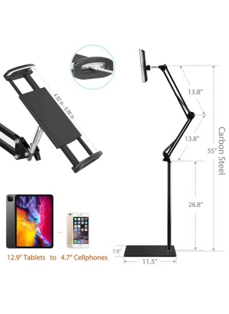 "Foldable Tablet Stand with 360° Rotation: Universal Holder for Phones and Tablets" - Image 2
