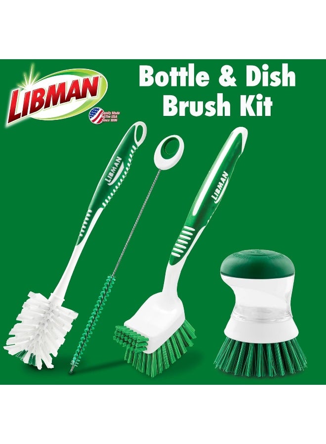 Libman مجموعة فرشاة زجاجات وأطباق ليبمان - Image 2