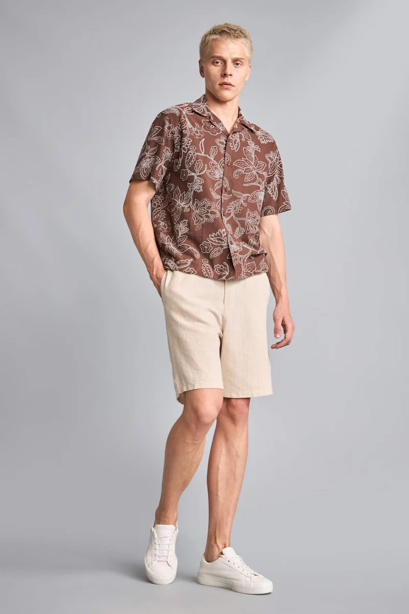 Defacto  Baggy Fit Bermuda for Men | Best Price UAE