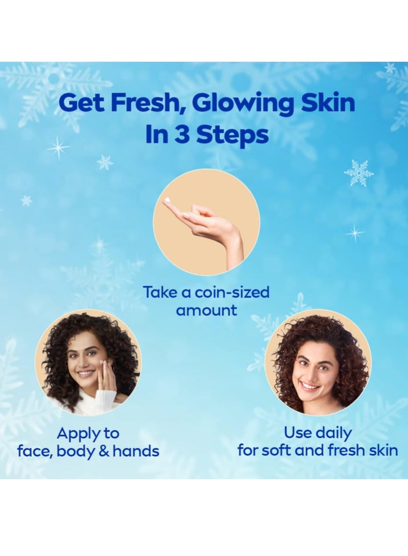 Nivea NIVEA Soft Light Moisturizer 300 ml for Face Hand and Body Non-Greasy Cream with Vitamin E and Jojoba Oil for Instant Hydration  - Image 2
