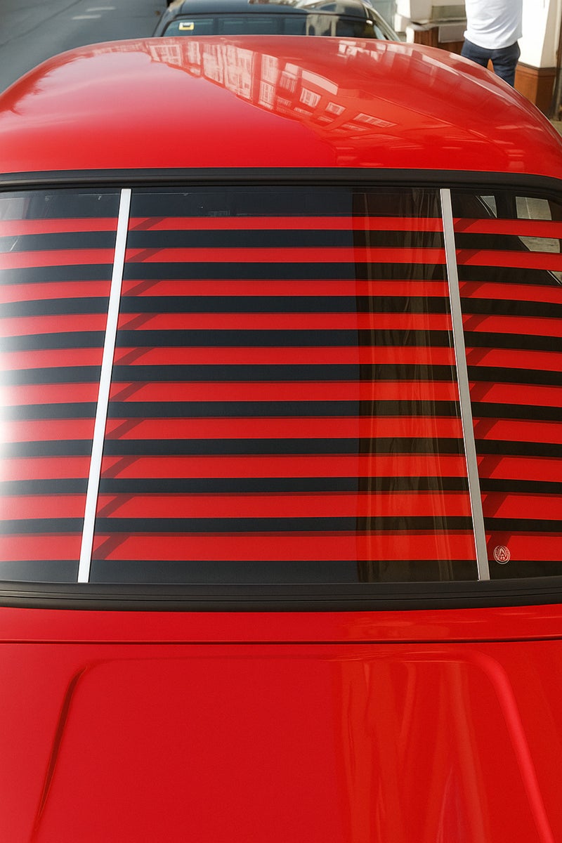 Auto Rear Window Red Blinds Curtain - Image 2