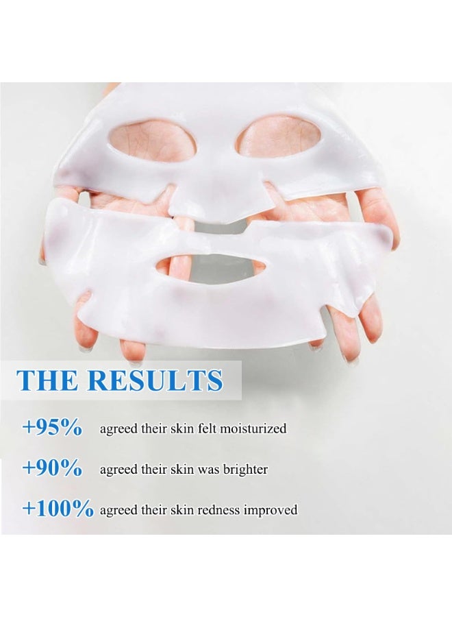 KASTWAVE 5 PCS Deep Collagen Overnight Mask, Hydrating Overnight Hydrogel Mask, Pore Minimizing, Slow Down Skin Aging, Improving Skin Elasticity, Suitable for All Skin Types  - Image 2